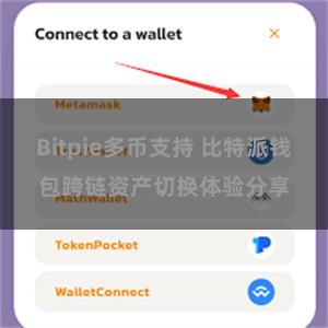 Bitpie多币支持 比特派钱包跨链资产切换体验分享
