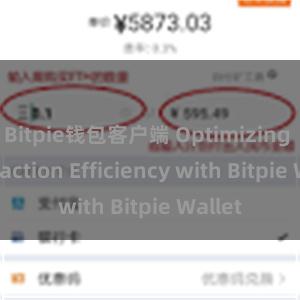 Bitpie钱包客户端 Optimizing Transaction Efficiency with Bitpie Wallet