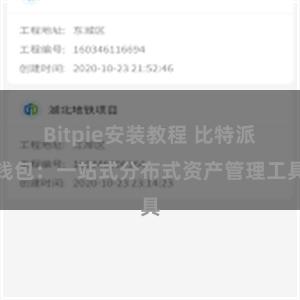 Bitpie安装教程 比特派钱包：一站式分布式资产管理工具
