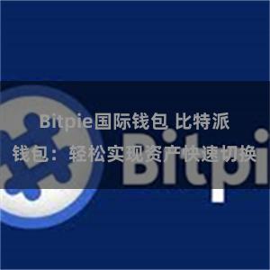 Bitpie国际钱包 比特派钱包：轻松实现资产快速切换