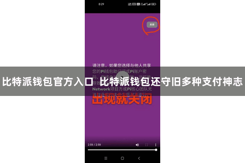 比特派钱包官方入口  比特派钱包还守旧多种支付神志